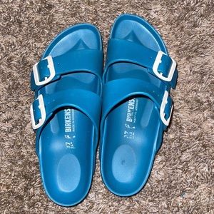 Blue Birkenstocks